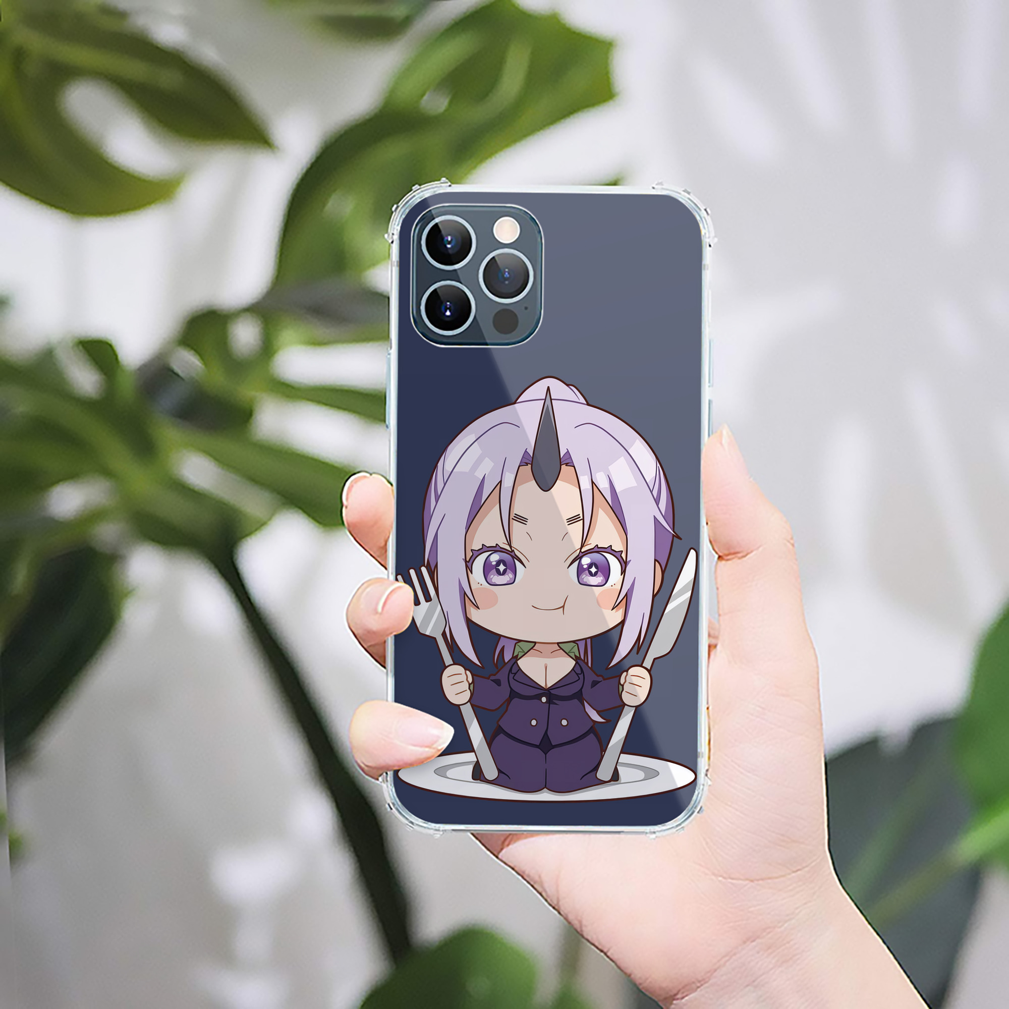 （画像用） 転スラ Regarding Reincarnated to Slime 【iPhone 12シリーズ対応】透明スマホケース（クリアソフトケース）